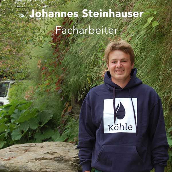 Johannes Steinhauser, Facharbeiter